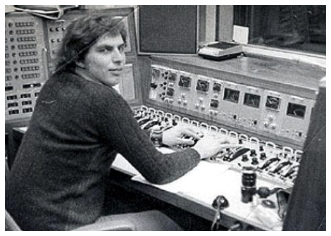 Geoff Oliver at BBC Radio before founding The Sound Company