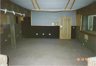 Our current studio 1, before we completed the conversion from the old Advision Studios control room.