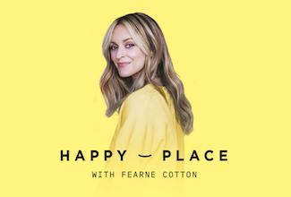Project artwork for Happy Place with Fearne Cotton, part of The Sound Company's voice recording and audio post portfolio
