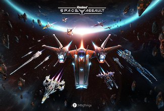 Project artwork for Redout Space Assault, part of The Sound Company's voice recording and audio post portfolio