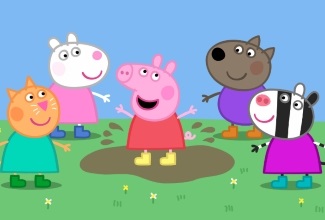 Project artwork for Peppa Pig, part of The Sound Company's voice recording and audio post portfolio