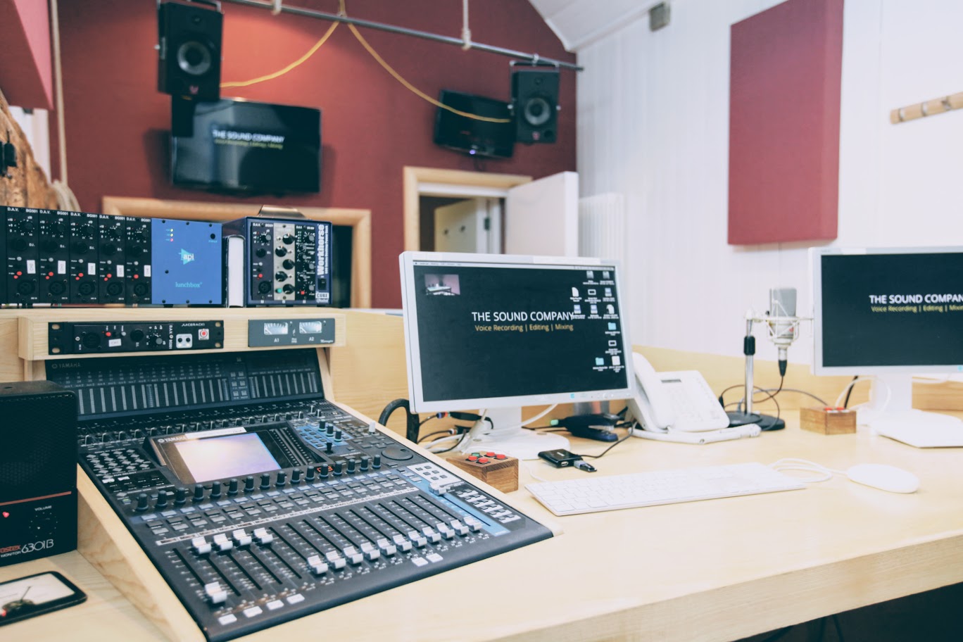 The Sound Company Studios | Studio 5 | Central London Podcast Studio with ISDN, Source-Connect, TBU Phone Patches