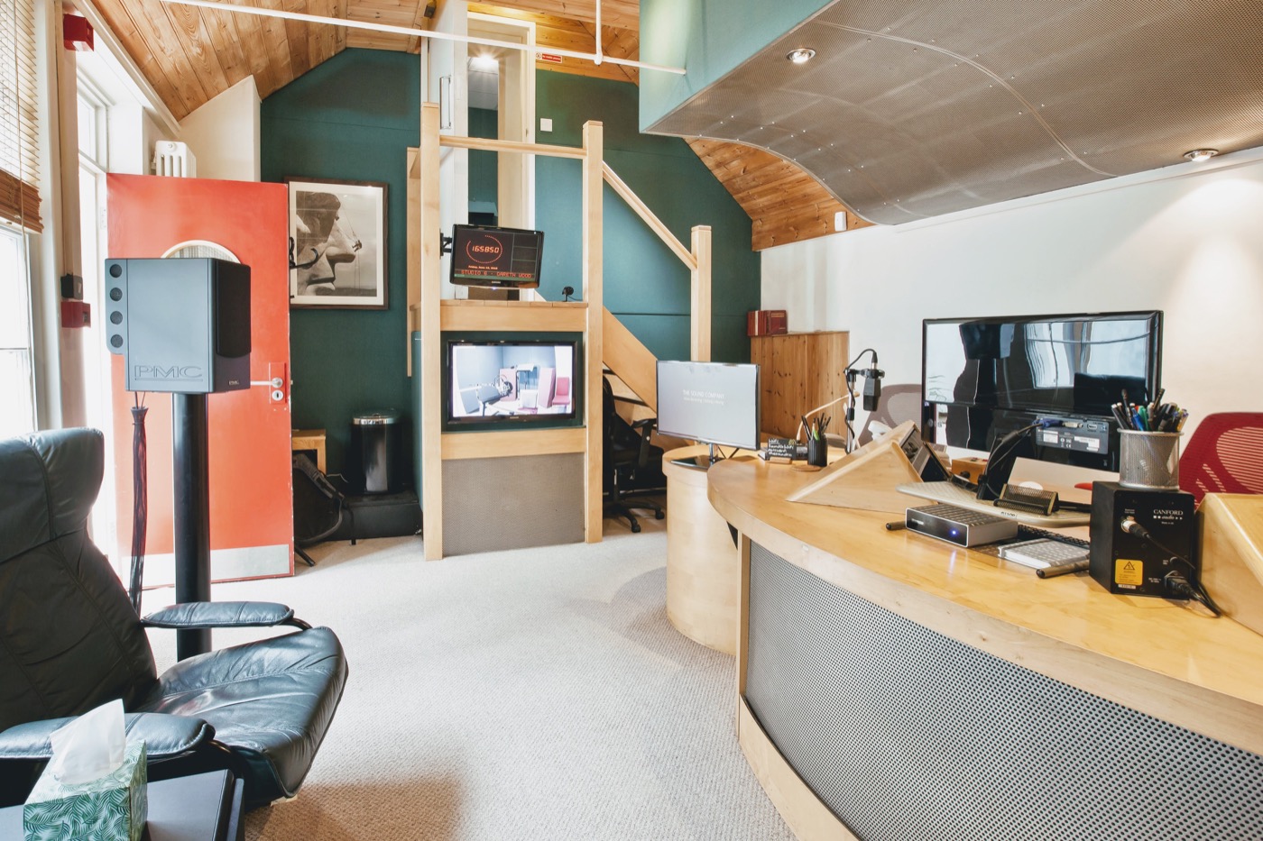 Studio 6 control room at The Sound Company